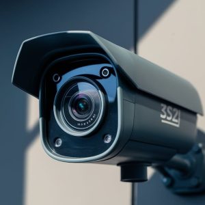 caméra de surveillance avec logo 3S2I